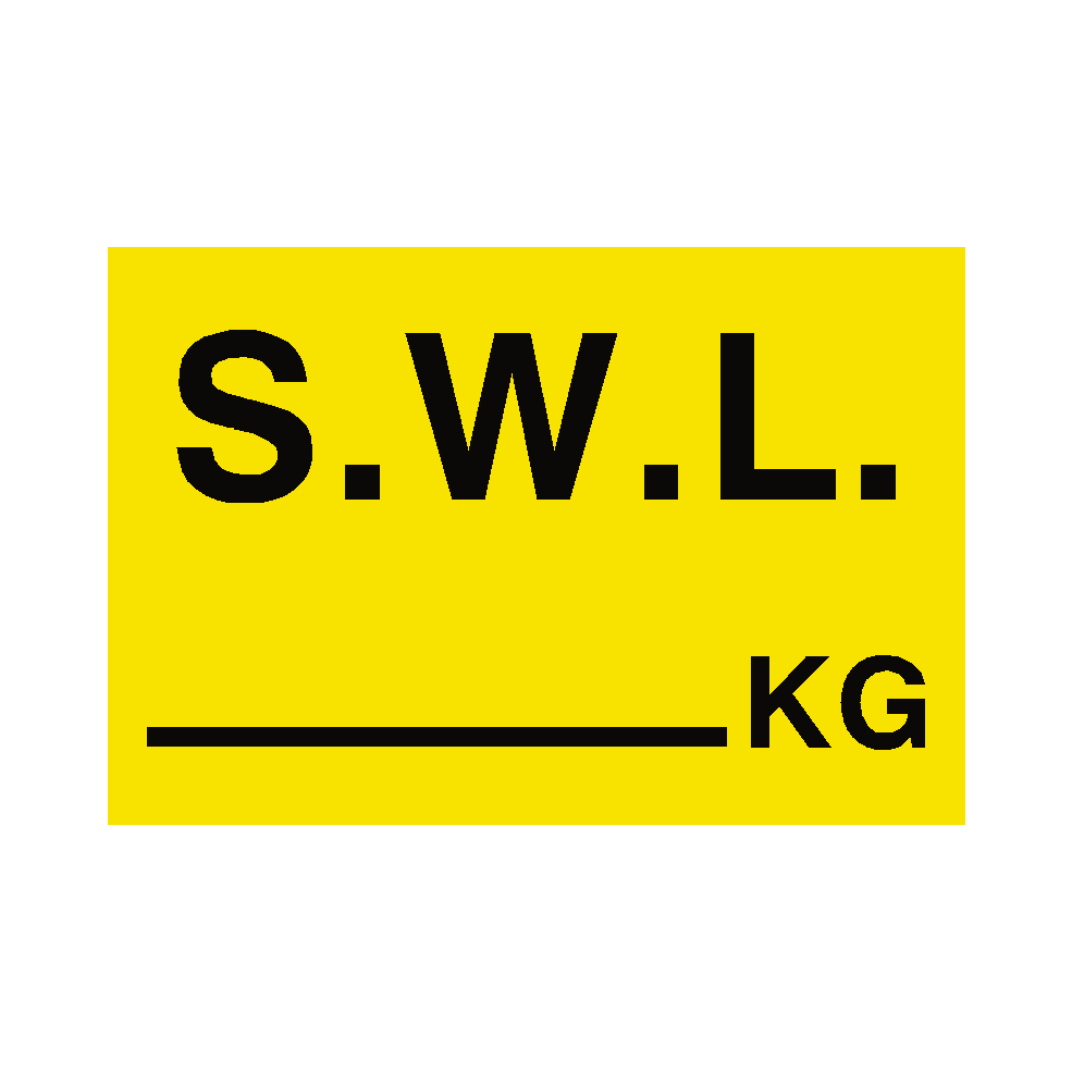 S.W.L Sticker Kg Yellow