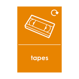 Tapes Waste Recycling Signs | Safety-Label.co.uk