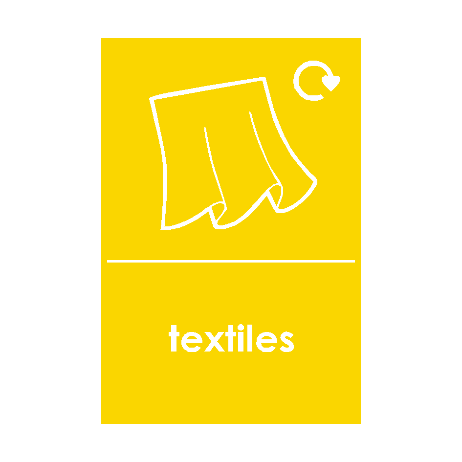 Textiles Waste Recycling Signs | Safety-Label.co.uk