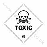 Toxic 6 Sign | Safety-Label.co.uk