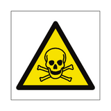 Toxic Material Hazard Symbol Label | Safety-Label.co.uk