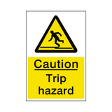 Trip Hazard Sticker | Safety-Label.co.uk