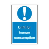 Unfit Consumption Sticker | Safety-Label.co.uk