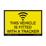 Vehicle Tracker Sign | Safety-Label.co.uk