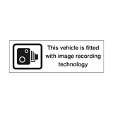 Image Recording Technology Vehicle Sticker | Safety-Label.co.uk