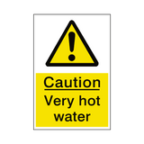 Very Hot Water Hazard Sign | Safety-Label.co.uk