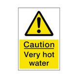 Very Hot Water Sticker | Safety-Label.co.uk