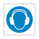 Wear Ear Protection Symbol Sign | Safety-Label.co.uk