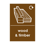 Wood and Timber Waste Sign | Safety-Label.co.uk